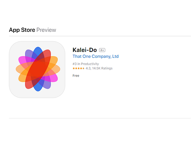 Daily UI #005 - Kalei-Do App icon appicon dailyui