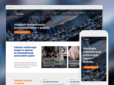 Teroplus.si bootstrap rdesign.si responsive ui webdesign wordpress