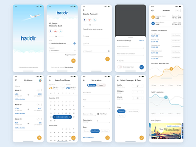 Flight Booking App app design clean ui design flight app flight booking flight booking app flight ticket graphic design illustration modern design product design simple design stats ui ux visual design