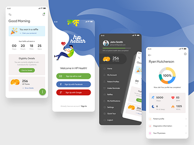 HP Health App Design