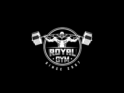 Royal Gym Logo By Nishan Singh On Dribbble