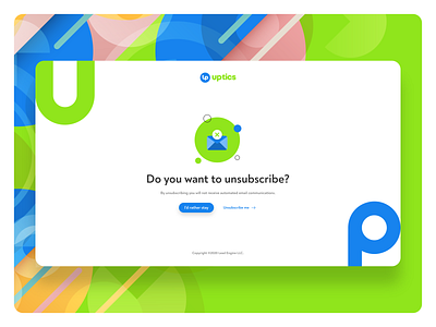 Unsubscribe Page clean ui creative design icon design iconography illustrations minimal minimalism modern design newsletter portfolio product design subscribe ui unsubscribe user experience design user interface design ux visual design web web design