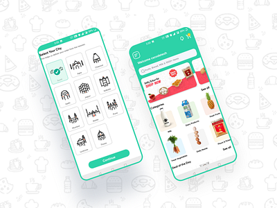 Milk Delivery Mobile App UI/UX animation animations app art branding clean dailyui design flat flatdesign icon illustration illustrator logo minimal typography ui ux vector web