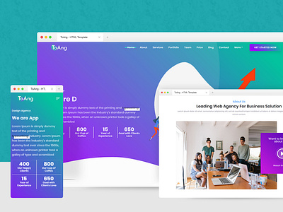 New Landing Page HTML Template