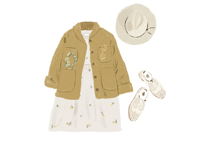 OOTD #3 Oxfords aesthetics art cute design illustration illustrator melmelart ootd painting photoshop