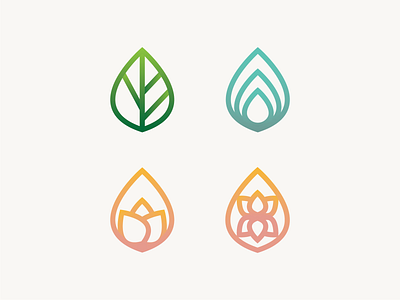 GB Logo Icons (B1) art design earth eco illustrator leaves logo logo icon logodesign nature vector vector art yoga