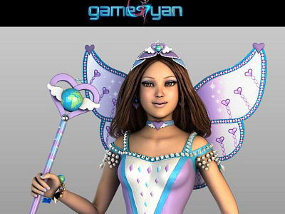 3d Fairy Cartoon Character Animation Modeling Game Design Riggin
