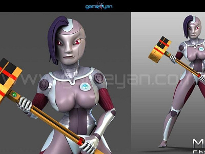 3D Morn Cartoon Character Modeling by Gameyan Studio 3d character modeling artist character character design studio. character modeling and rigging character sculpting artist design modeling rigging sculpting