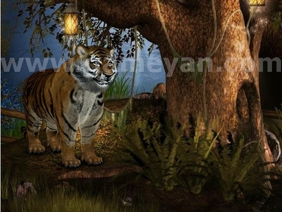 Tiger By GameYan Post Production Animation Studio 3d 3d animation studio 3d character modeling 3d modeling animation character character design character design studio character modeling design development fantasy game game art outsourcing game character game design game development companies game development studio game outsourcing modeling