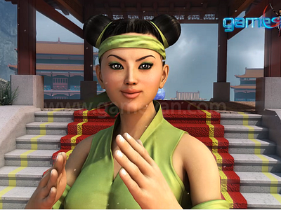 Nikki Kung-Fu female model By 3d Production HUB