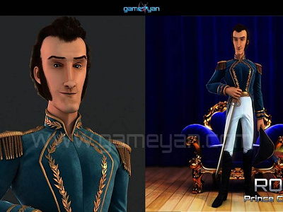 Rome 3D Prince Character By Post 3d Production HUB