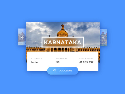 Karnataka Information Card card country districts information population