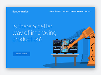 BeAutomation Landing Page automation buy now company products see the answer