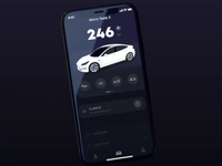 Tesla 3 App redesign