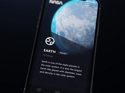 App for galaxy ae animation earth galaxy icon moon motion nasa saturn space star sun ui