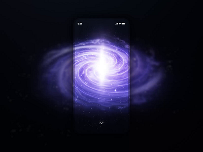 App for galaxy 2 ae animation application button discover emission light motion nasa nebula particle rdd space spiral star ui