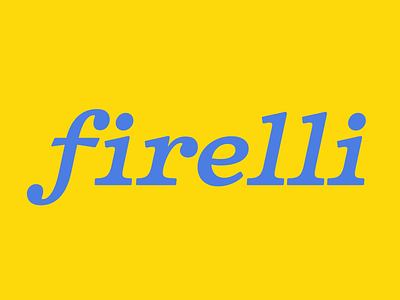 Firelli Italic italic serif type type design typerobics