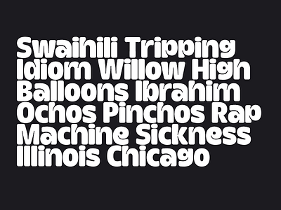 Inktrap Experiment – Lowercase WIP