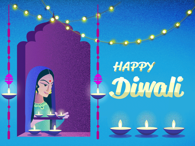 Diwali Card 2018 by Anuja Borker on Dribbble