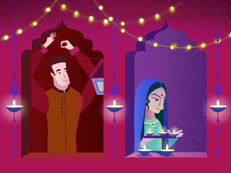 Diwali Card 2018 by Anuja Borker on Dribbble