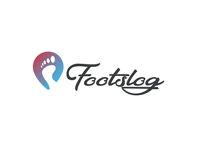 Footslog - Travel app logo branding branding agency logo logo design travel travel app visual identity