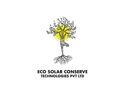 Eco Solar Conserve technologies - Solar panel service logo desig branding branding agency branding design logo solar visual design visual identity