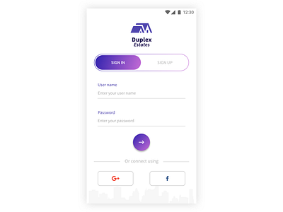 Sign Up - Design Challenge android daily challenge register sign in sign up ui design