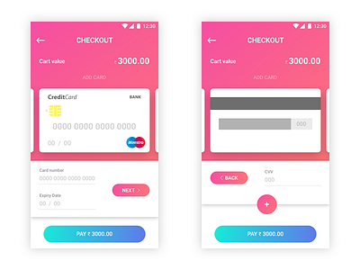 Credit card checkout - Daily UI challenge