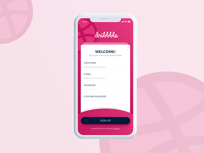 Sign up daily ui dailyui dailyui 001 uidesign