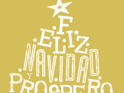 Christmas Card (Spanish) card christmas spanish type