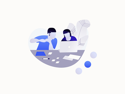 Icon for React Workshop vol.2 ai charachter design graphics illustration team work ui vector working working process