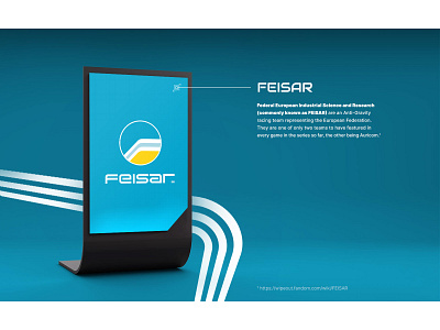 Wipeout Feisar team visual identity 3d brand branding game graphic design logo photoshop visual