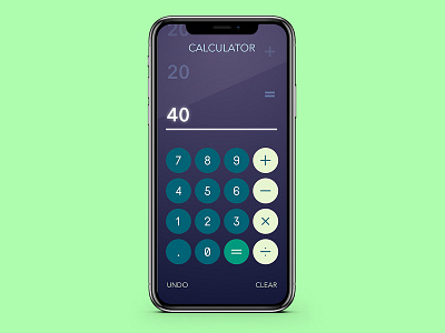 Daily UI #4 - Calculator calculator daily ui daily ui 4 design ios ios design sketch ui user experience ux design