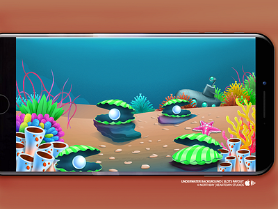 Underwater Background v1 - Slots Payout android bet blue coral reef cute design game green illustration ios mobile purple reef slots submarine underwater yellow