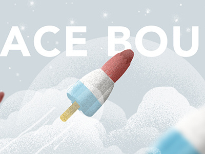 Space Bound astro pop night popsicle space