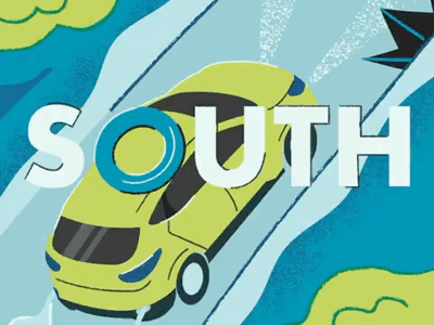 South car illustration shell sourh