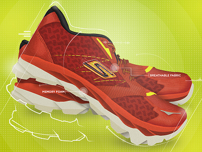 SKECHERS Shoe Illustration