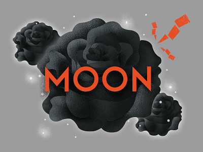 #SPACEBOUND #WIP #COMINGSOON! black bound floral moon petals rose space stars