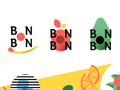 Bon Bon branding dining dinnerware eat eggs food fork logo plate restaurant spoon