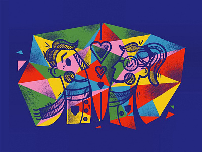 Love character couple cute graphic design hear illustration love valentines