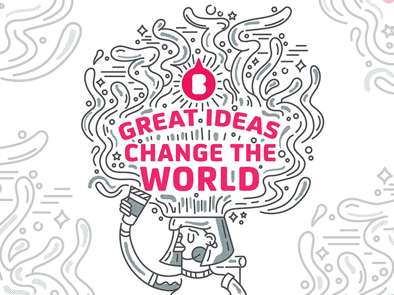 Great Ideas Change The World by Adam Koon on Dribbble