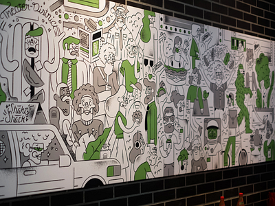 Shake Shack Timesqare graphicdesign illustration newyork people restaurant shakeshack