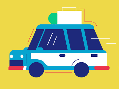 Qapital Car car graphicdesign icon luggage vehicle