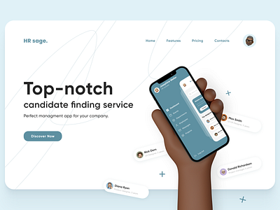 HR App Landing Page