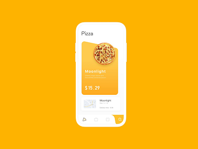 Custome Pizza Interaction animation ui ux