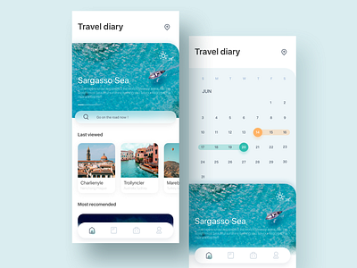 Travel diary App