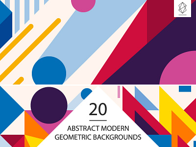 20 Abstract geometric backgrounds