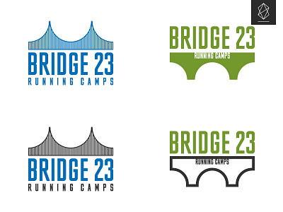 Logo design concept for Bridge 23 branding concept design graphic design icon identity logo sign symbol vector