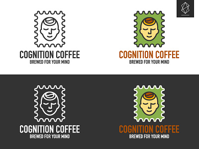Logo design concept for Cognition Coffee branding concept design graphic design icon identity logo sign symbol vector