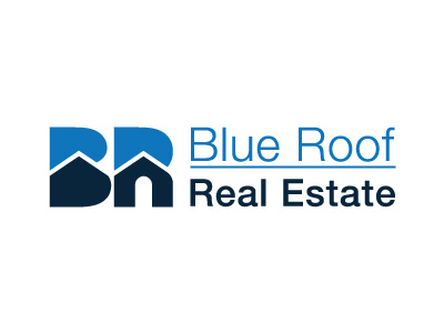 Blue Roof Real Estate agent branding design estate identity logo property